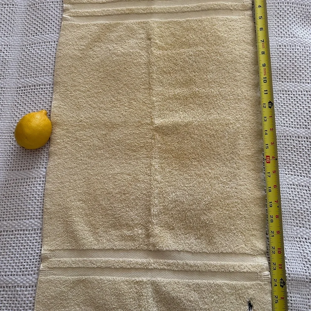Ralph Lauren Cream Cotton Towel